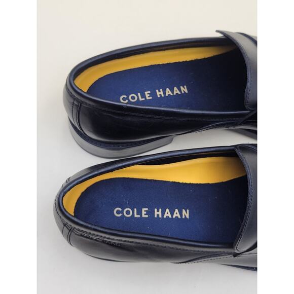 Cole Haan Grand Black Leather Penny Loafers Dress Shoes Mens Size 10.5 M C33223 main image 8